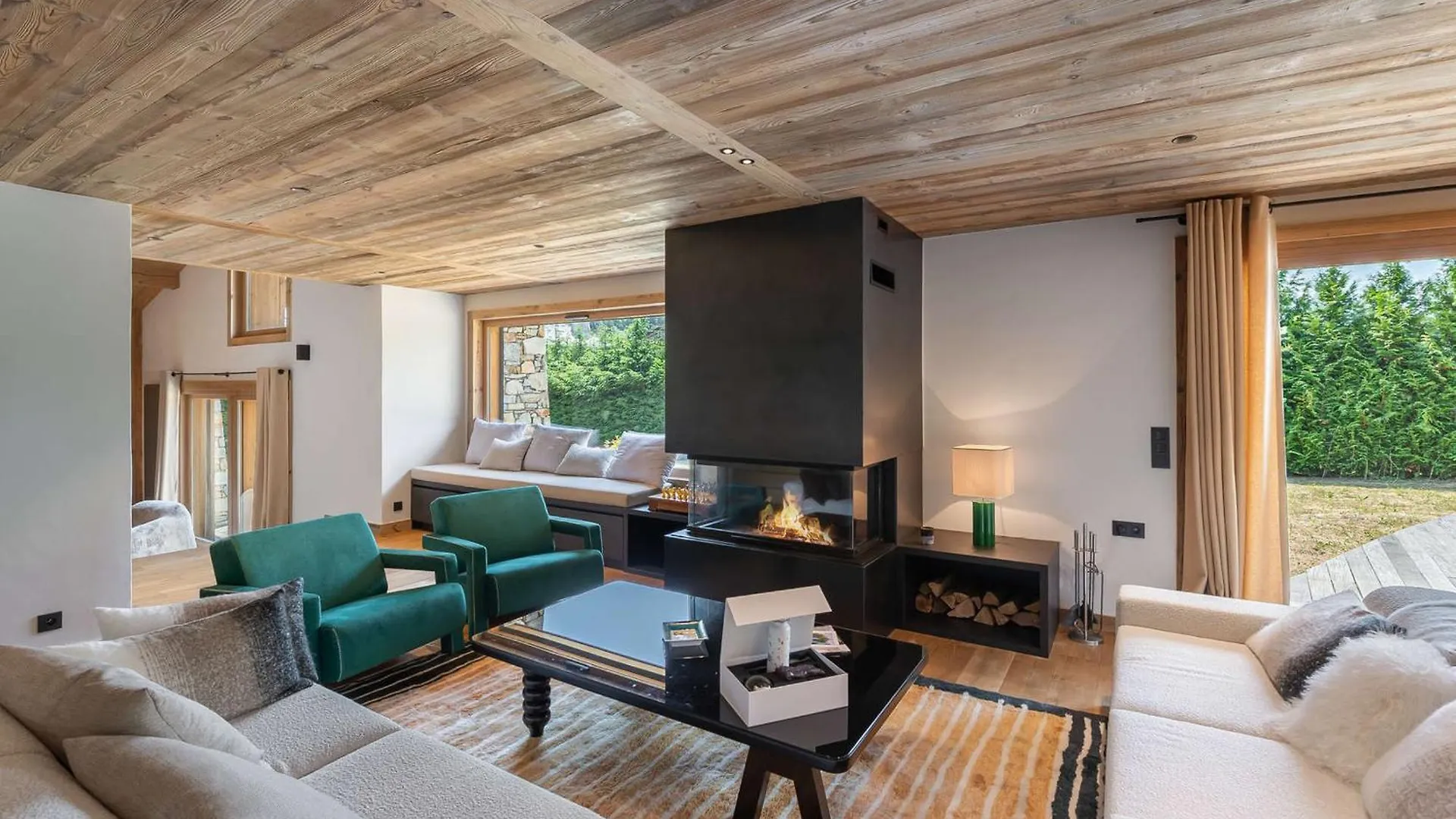 Chalet De Luxe Avec Piscine Et Espace Jeux, Proche Centre De Megeve - Fr-1-569-140