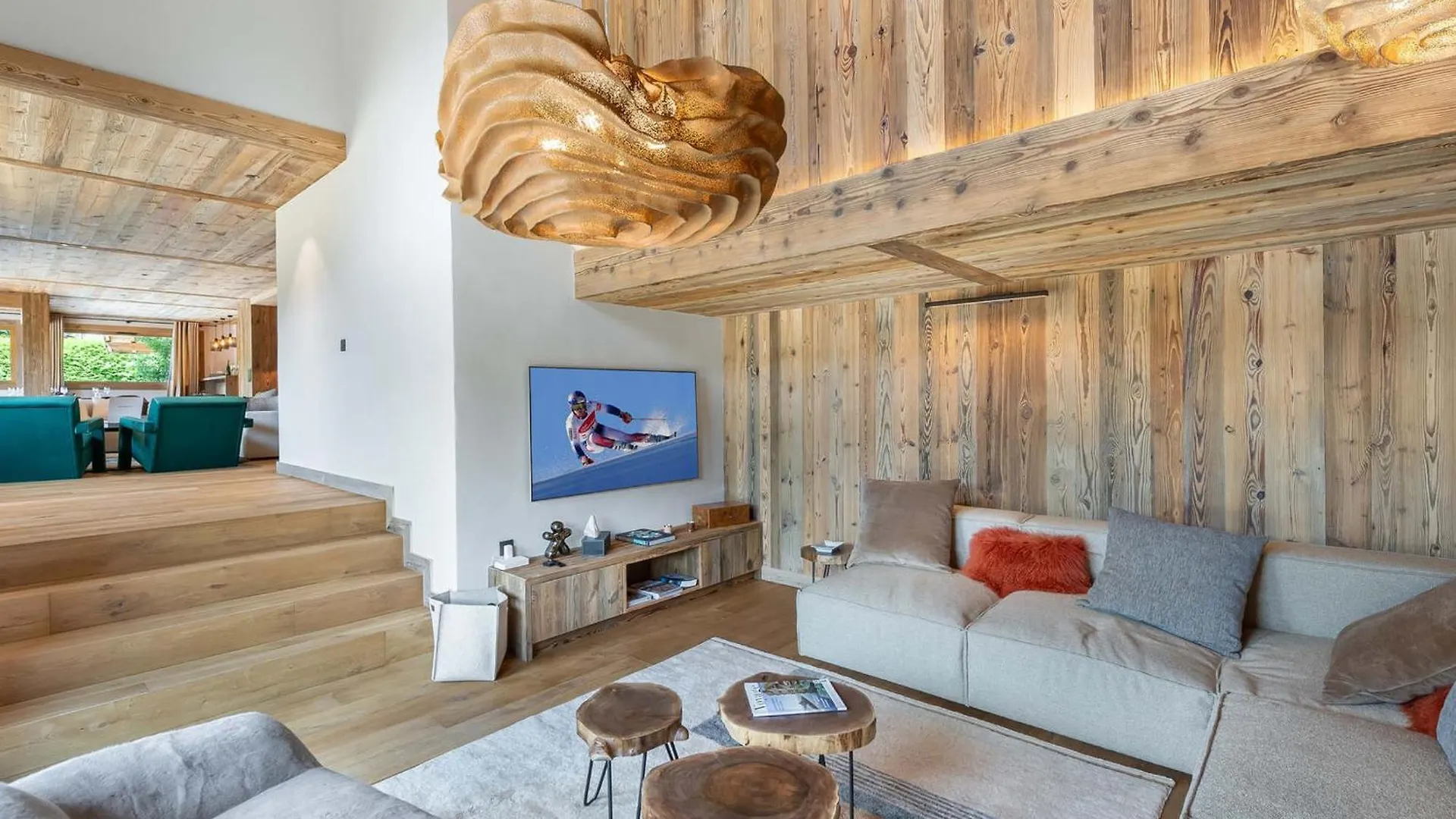 Chalet De Luxe Avec Piscine Et Espace Jeux, Proche Centre De Megeve - Fr-1-569-140